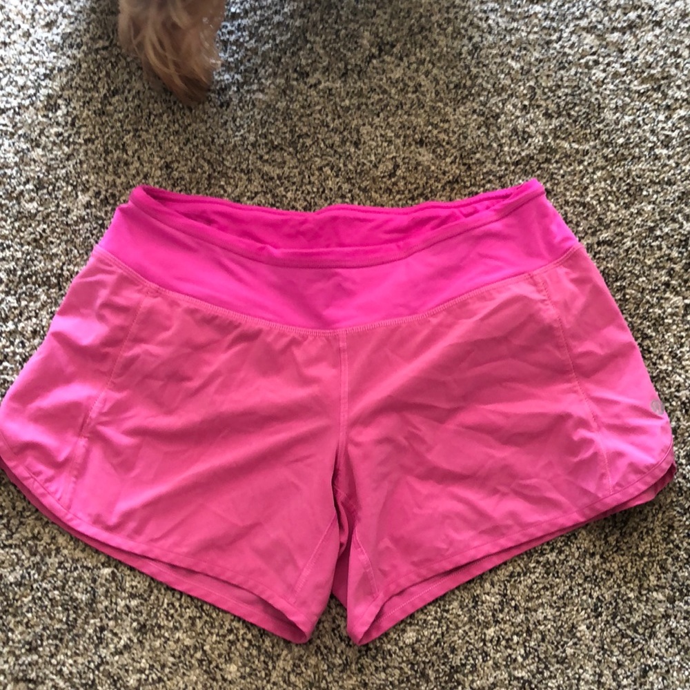 Hot Pink Lululemon Speed Shorts